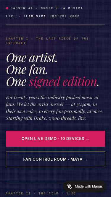 Screenshot of lamusica.vip