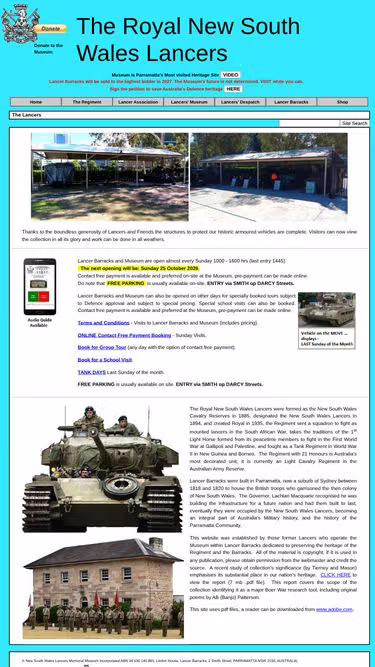 Screenshot of lancers.org.au