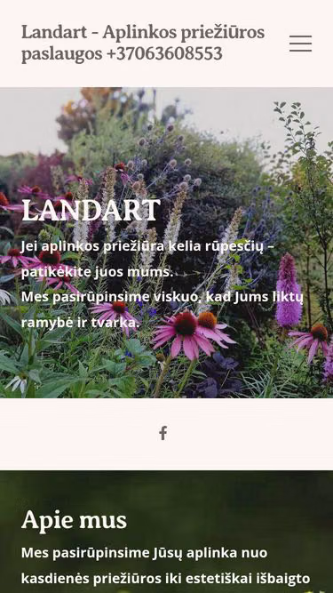 Screenshot of landart.lt