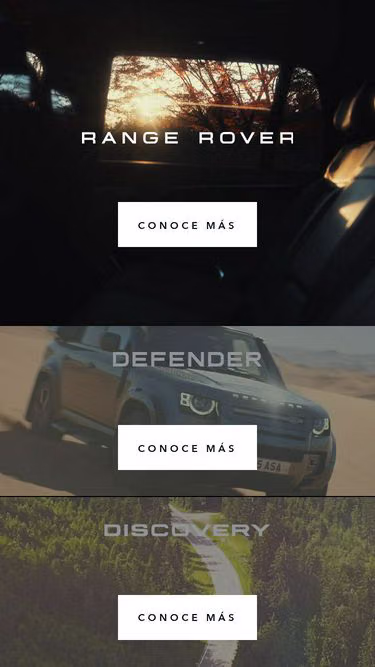 Screenshot of landrover.com.py