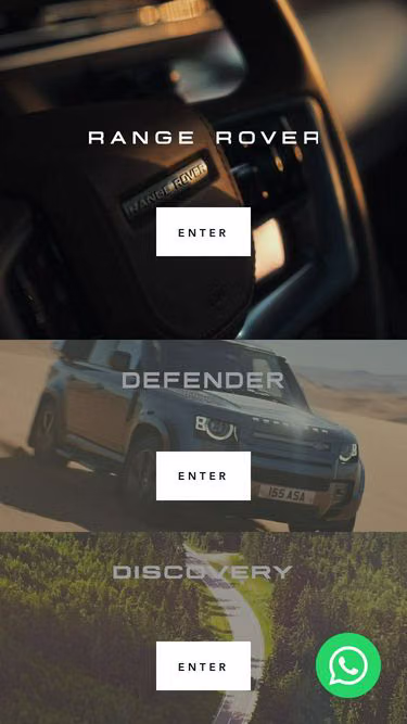 Screenshot of landrover.ng
