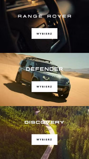 Screenshot of landrover.pl