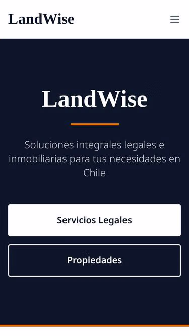 Screenshot of landwise.cl