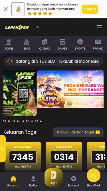 Screenshot of lapakspin.lat