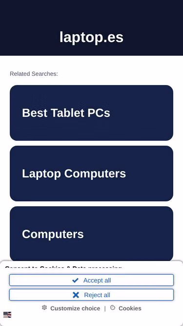 Screenshot of laptop.es