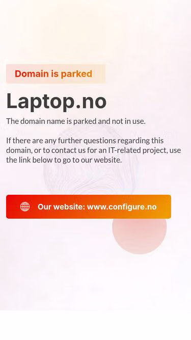 Screenshot of laptop.no