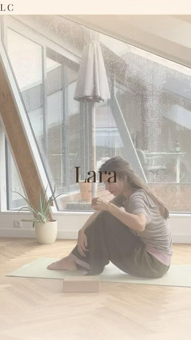 Screenshot of lara.yoga