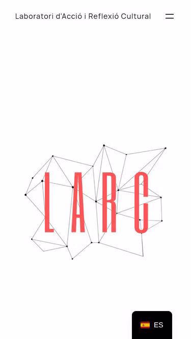 Screenshot of larc.cat
