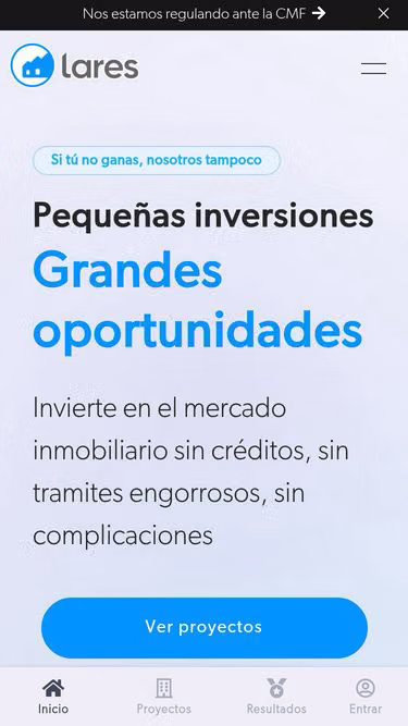 Screenshot of lares.cl