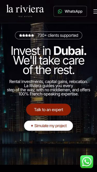 Screenshot of lariviera.ae