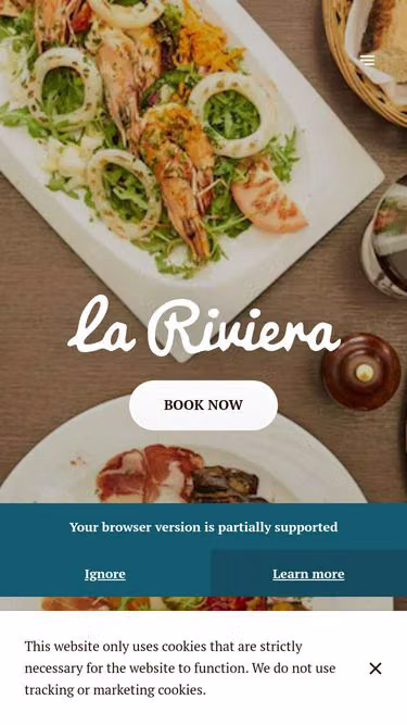 Screenshot of lariviera.be