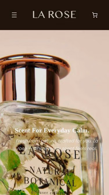 Screenshot of larose.com.my