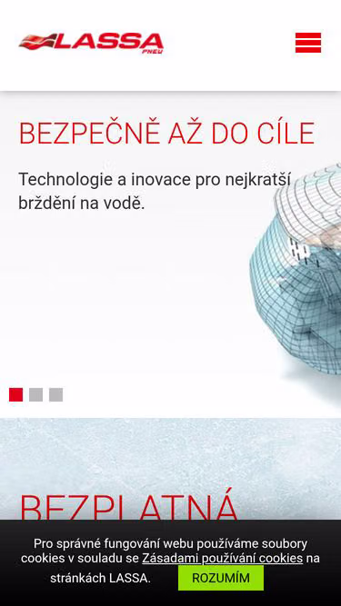 Screenshot of lassa.cz
