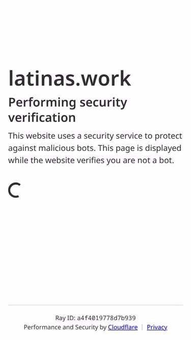 Screenshot of latinas.work