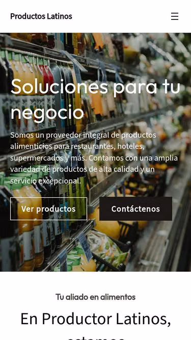 Screenshot of latinos.dk