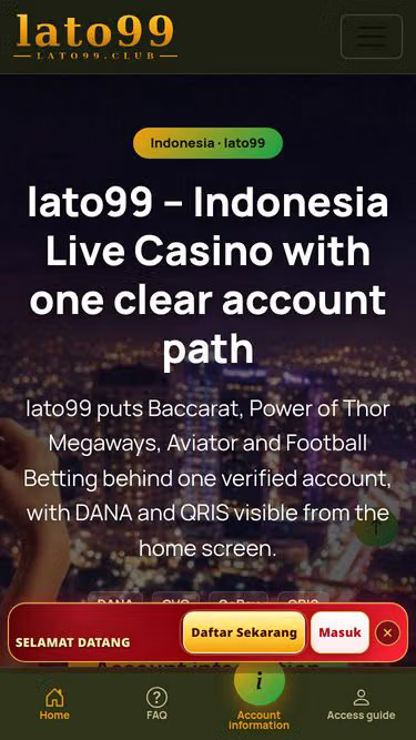 Screenshot of lato99.club
