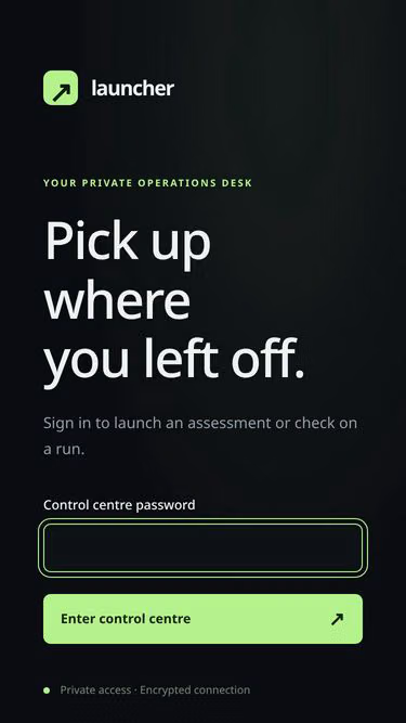 Screenshot of launcher.surf