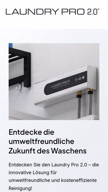 Screenshot of laundrypro.ch