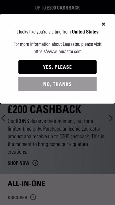 Screenshot of laurastar.co.uk