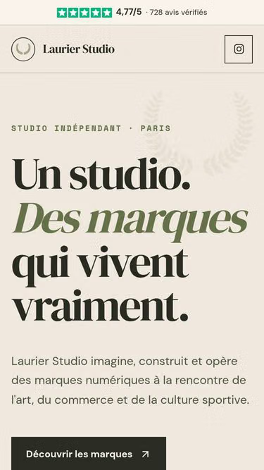 Screenshot of laurier.studio