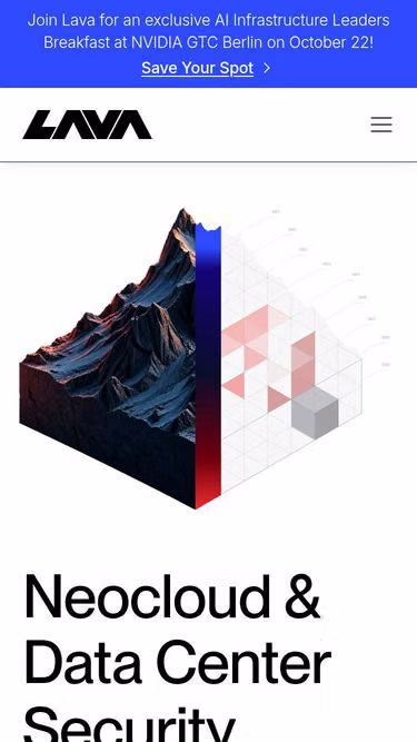 Screenshot of lava.security