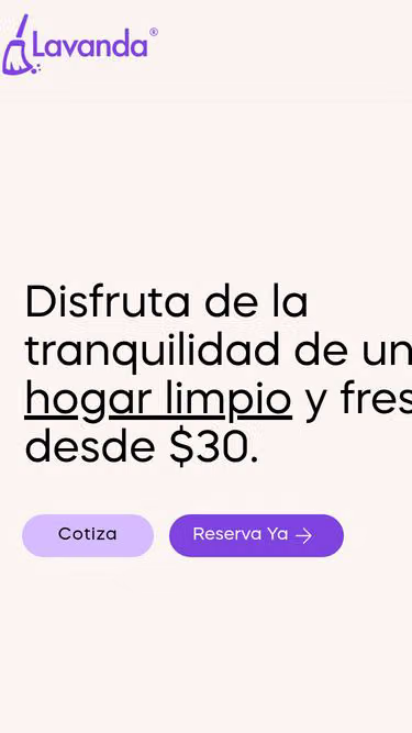 Screenshot of lavanda.com.pa