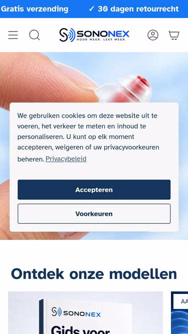 Screenshot of lavenda.nl