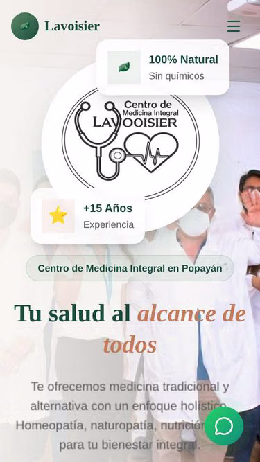 Screenshot of lavoisier.site