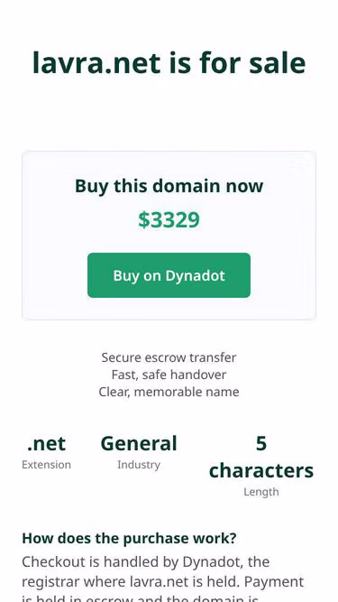 Screenshot of lavra.net