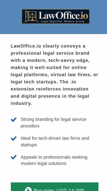 Screenshot of lawoffice.io