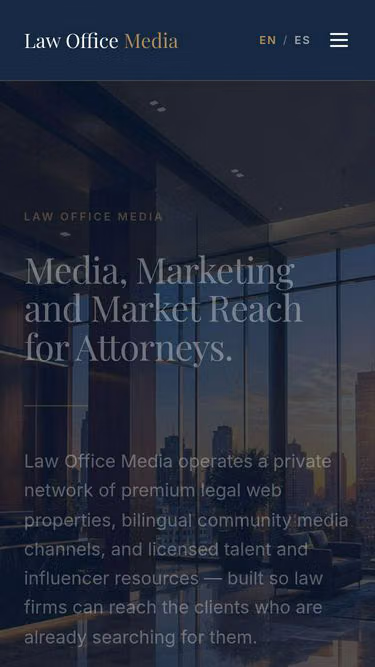 Screenshot of lawoffice.media