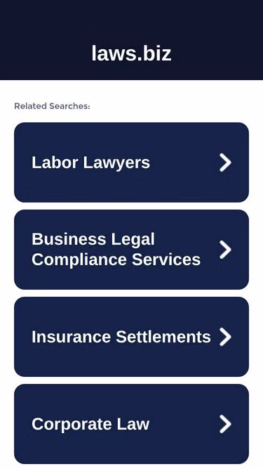 Screenshot of laws.biz
