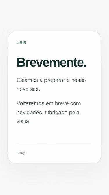Screenshot of lbb.com.pt