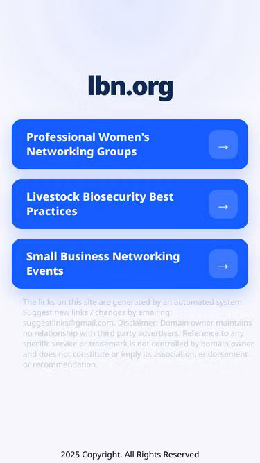 Screenshot of lbn.org