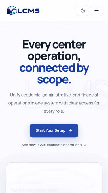 Screenshot of lcms.website