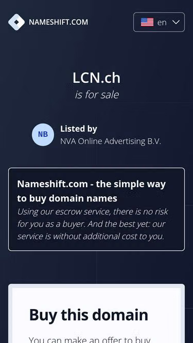 Screenshot of lcn.ch