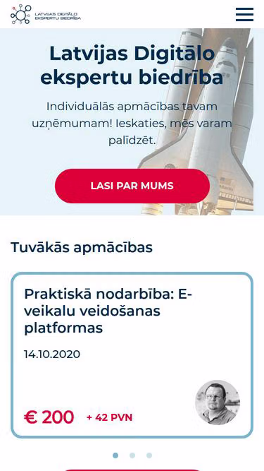 Screenshot of lde.lv
