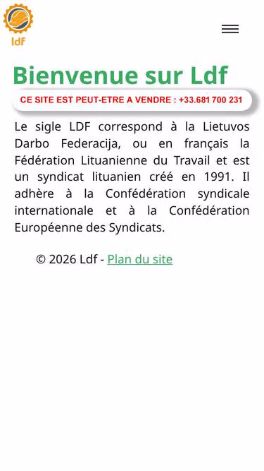 Screenshot of ldf.fr