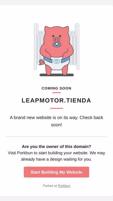 Screenshot of leapmotor.tienda