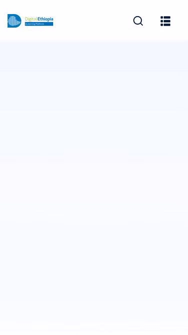 Screenshot of learning.gov.et