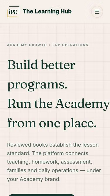 Screenshot of learninghub.study