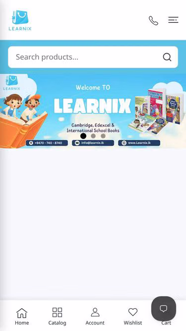 Screenshot of learnix.lk