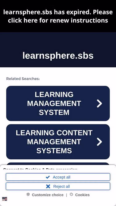 Screenshot of learnsphere.sbs