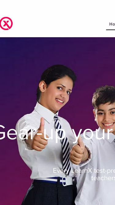Screenshot of learnx.co.in