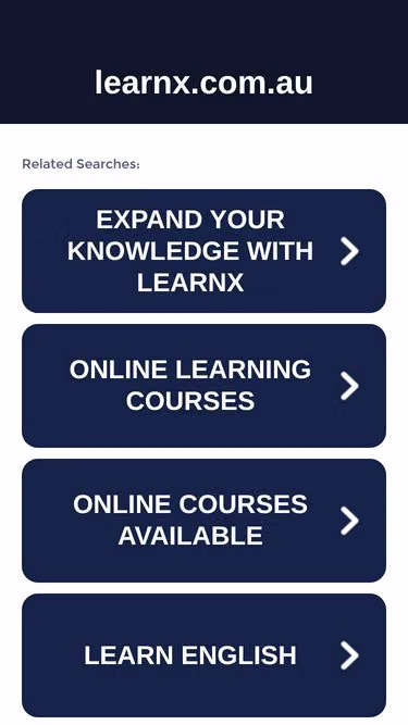 Screenshot of learnx.com.au