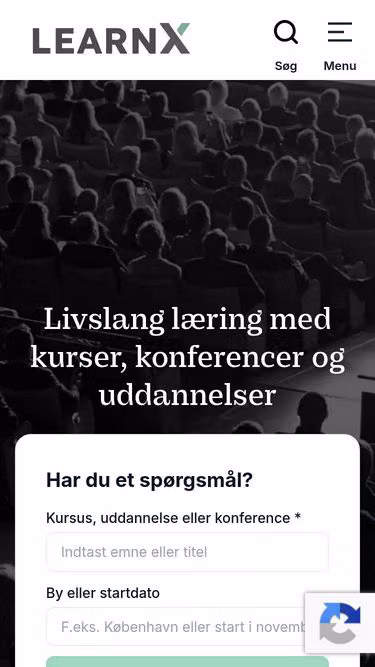 Screenshot of learnx.dk
