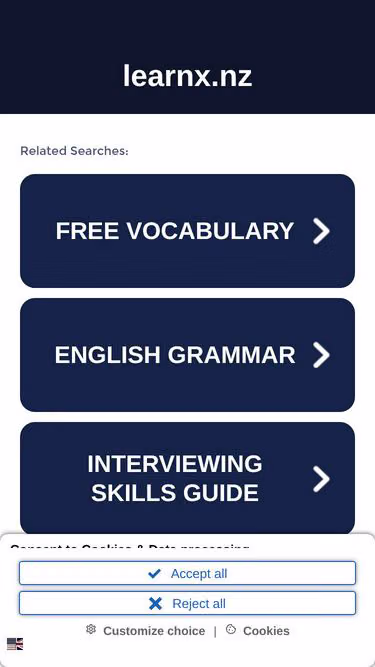 Screenshot of learnx.nz