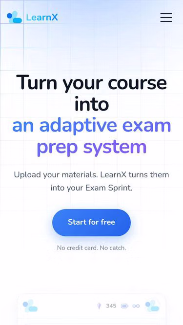 Screenshot of learnx.pro