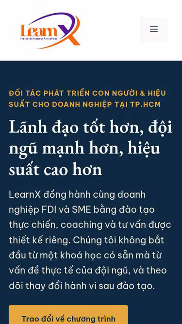 Screenshot of learnx.vn