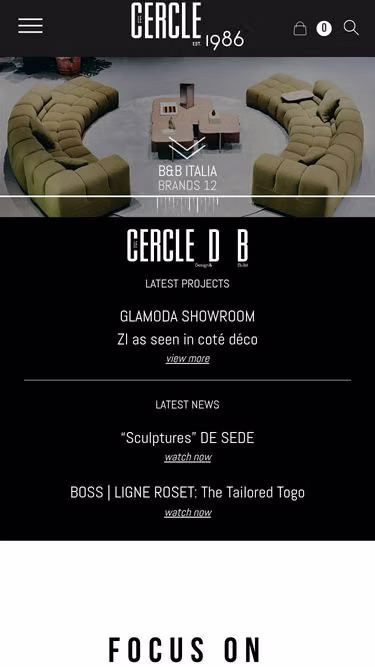 Screenshot of lecercle.me